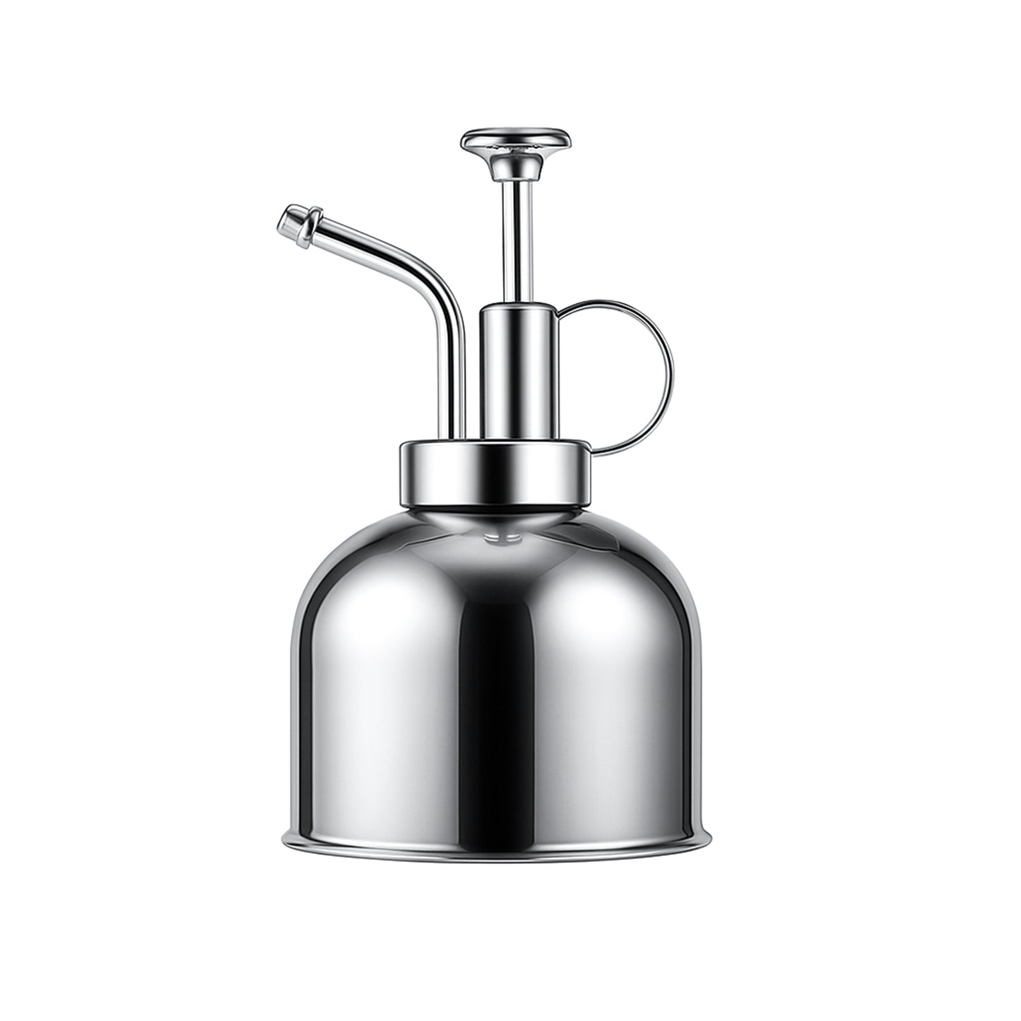 IMEEA Mini Plant Mister Spray Bottle SUS304 Stainless Steel Spritzer Watering Can with Top Pump for Indoor Succulents Orchids Air Plants Garden, 10oz/300ml