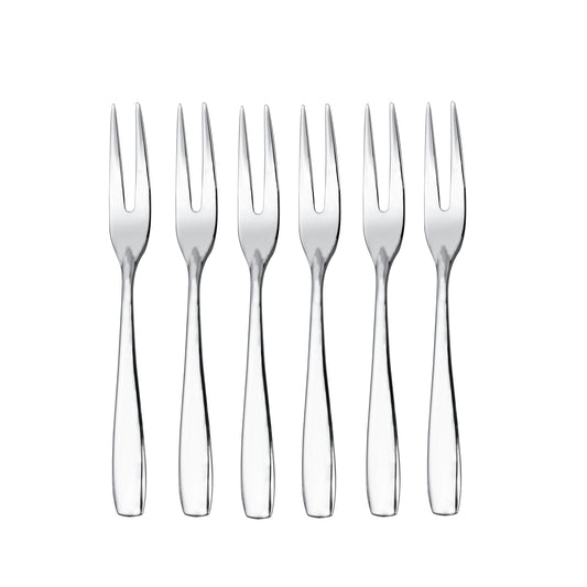 IMEEA Mini Cocktail Forks Appetizer Forks 18/10 Stainless Steel Fruit Forks Dessert Forks Tasting Forks, 4.5-Inch