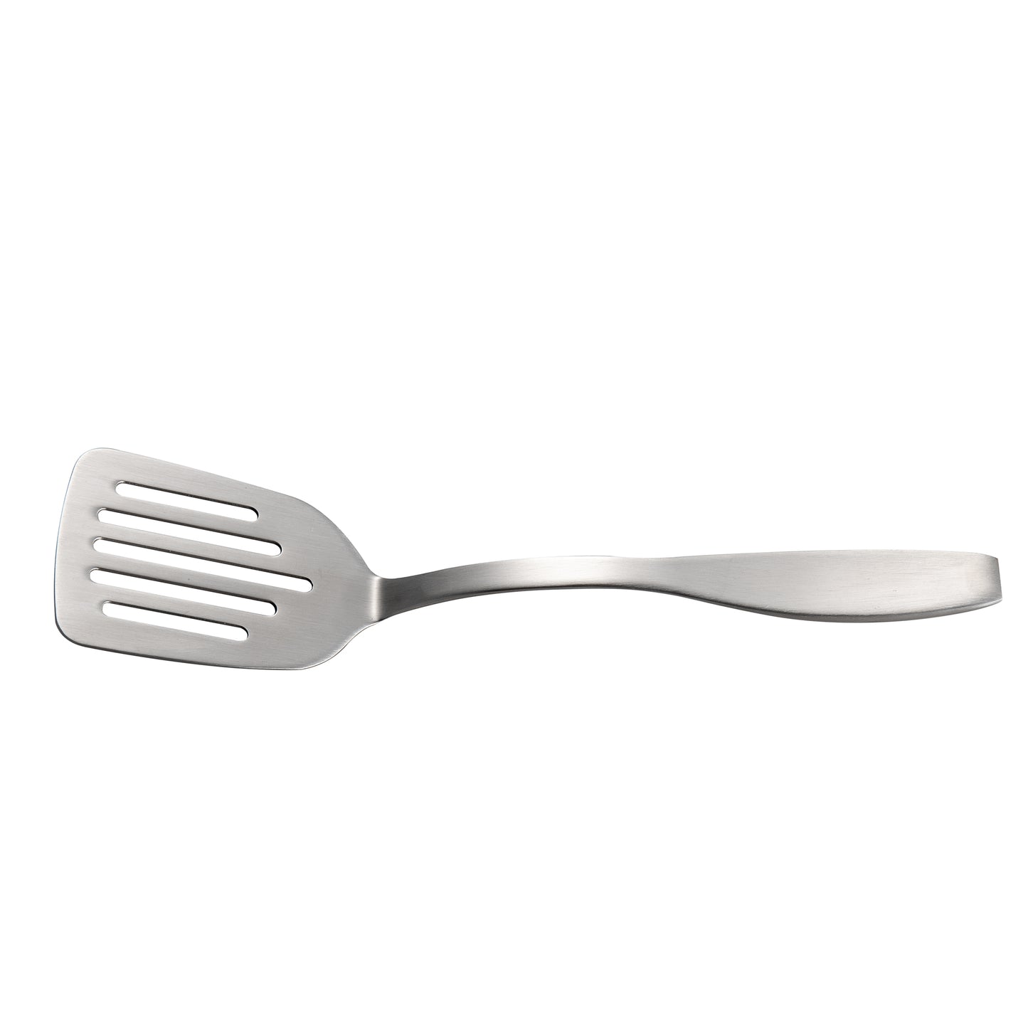 IMEEA Mini Serving Spatula Slotted Turner 9.5 Inch SUS304 Stainless Steel Brownie Cooking Spatula with Short Handle