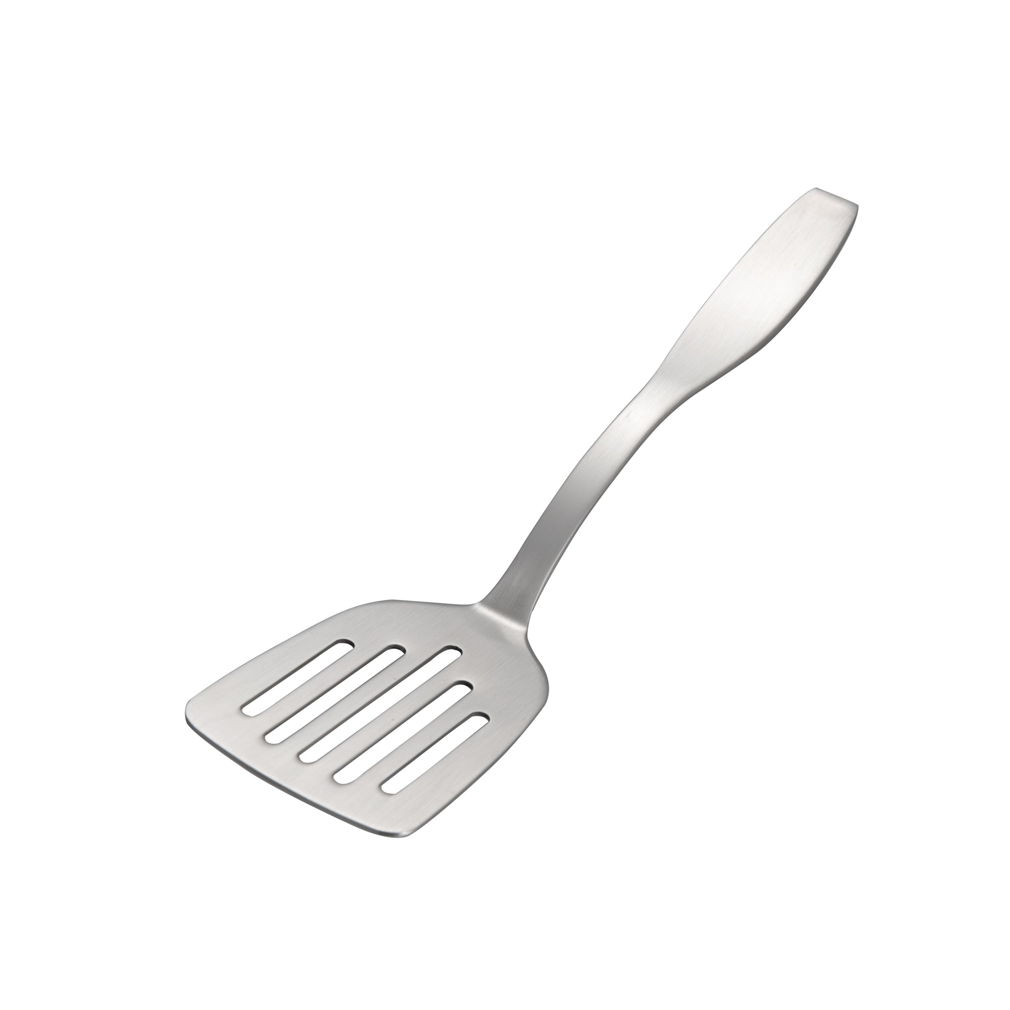 IMEEA Small Spatula 9.3-Inch Mini 18/10 Stainless Steel Spatula Solid  Turner Flat Spatula for Cast Iron Frying Pans