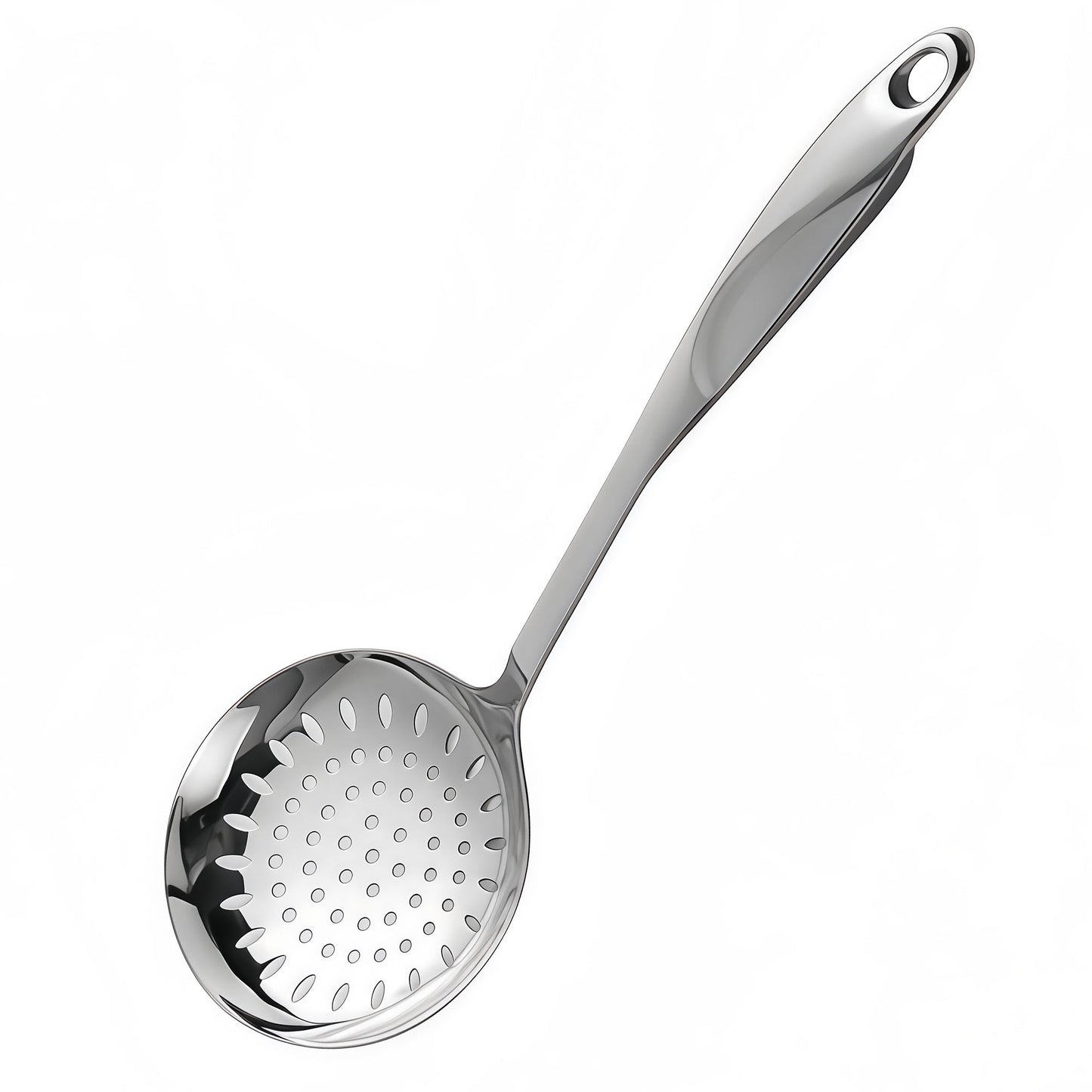 IMEEA Kitchen Utensil Set Large Slotted Spoon 15inch SUS304 Stainless Steel with Large Capacity Design