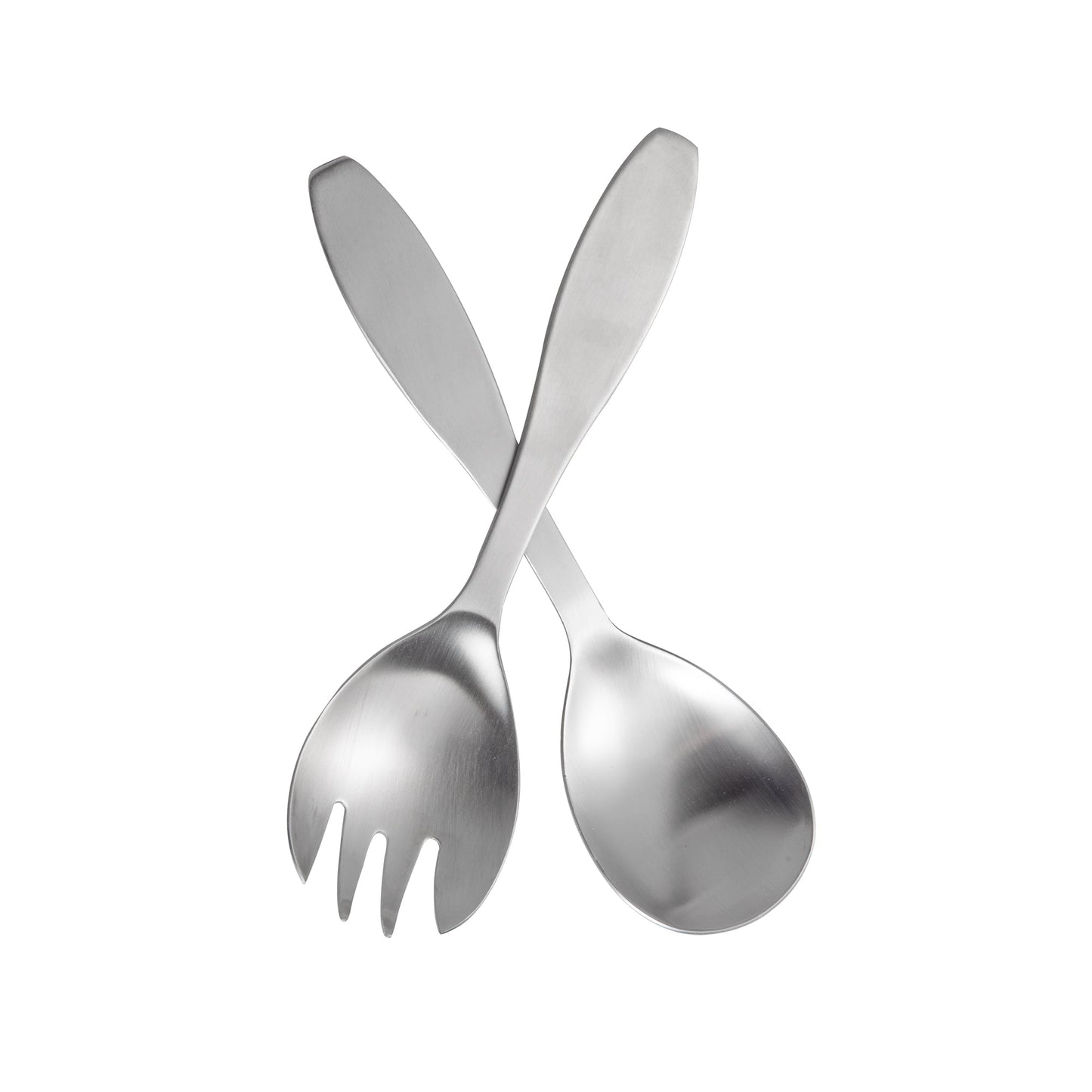 IMEEA Large Salad Servers Set - 9.45 - Inch SUS304 Stainless Steel Salad Fork and Spoon Serving Utensils - IMEEAsalad spoon and fork