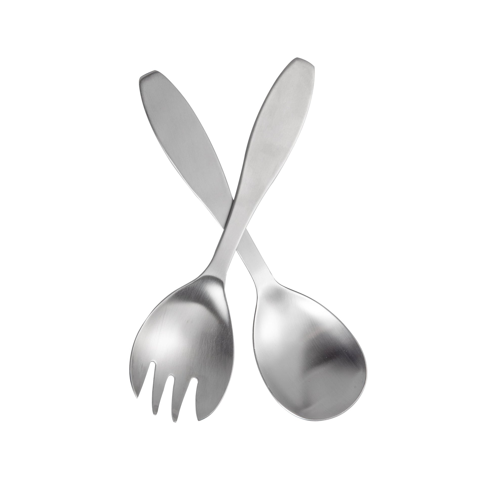 IMEEA Large Salad Servers Set - 9.45 - Inch SUS304 Stainless Steel Salad Fork and Spoon Serving Utensils - IMEEAsalad spoon and fork