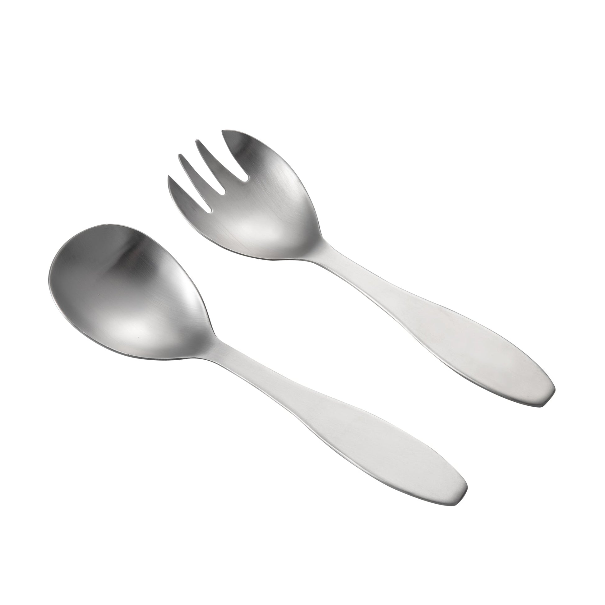 IMEEA Large Salad Servers Set - 9.45 - Inch SUS304 Stainless Steel Salad Fork and Spoon Serving Utensils - IMEEAsalad spoon and fork