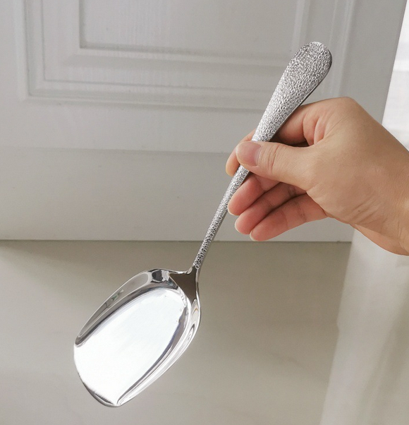 IMEEA 9.4-Inch Large Serving Spoon 18/10 Stainless Steel Buffet Serving Spoon Serving Tablespoon