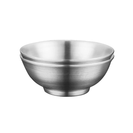 IMEEA 54 Oz Large Soup Bowls Ramen Bowls SUS304 Stainless Steel Salad Bowls Double Walled Insulated Serving Bowls for Salad, Mixed Fruit, Pasta, Oatmeal, Snacks, Set of 2