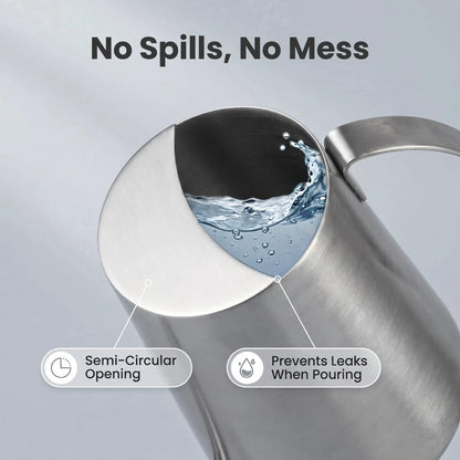 IMEEA Small Watering Can 18/8 Stainless Steel , 20oz / 600ml