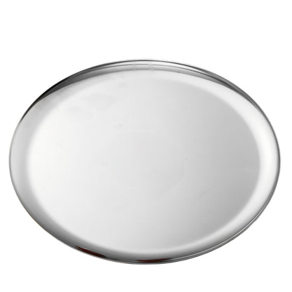 IMEEA 11inch /28cm Round Stainless Steel Display Tray