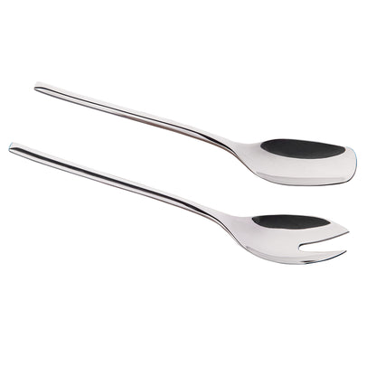 IMEEA Salad Servers 18/10 Stainless Steel Salad Serving Utensils Salad Spoon Fork 10-Inch