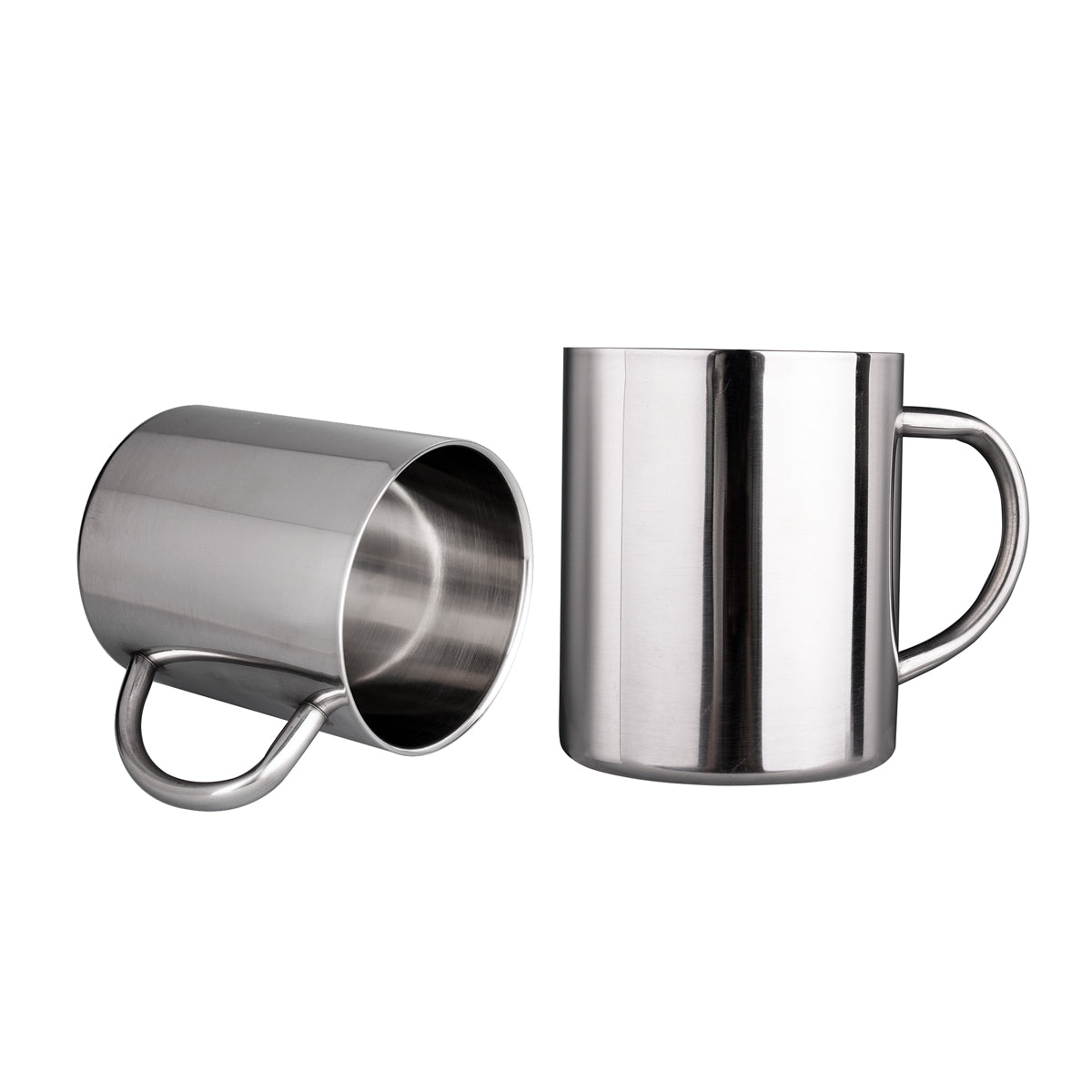 IMEEA SUS304 Stainless Steel Camping Coffee Mug Set Featuring Double Wall Construction
