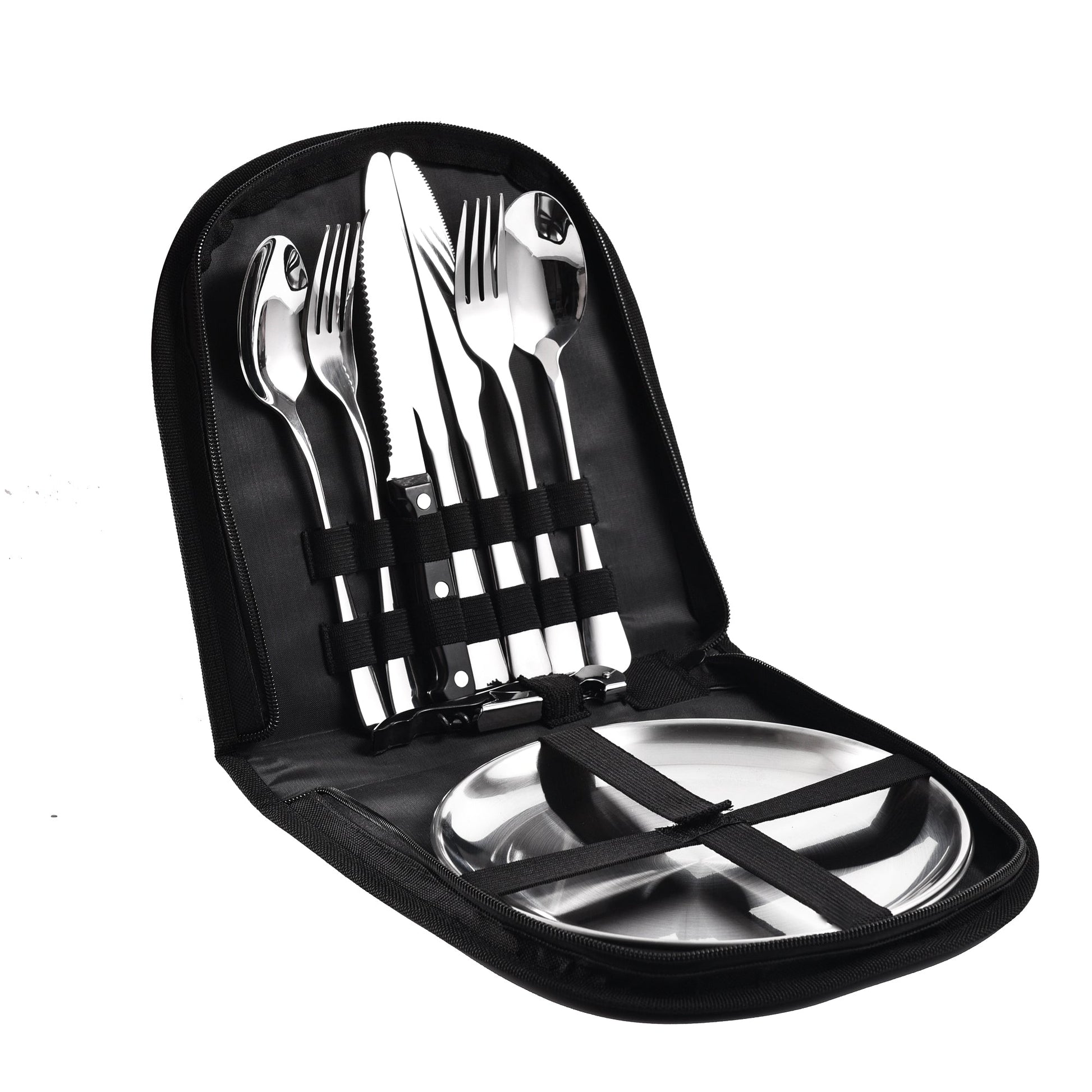 IMEEA Camping Silverware Kit Stainless Steel for 2 Person 