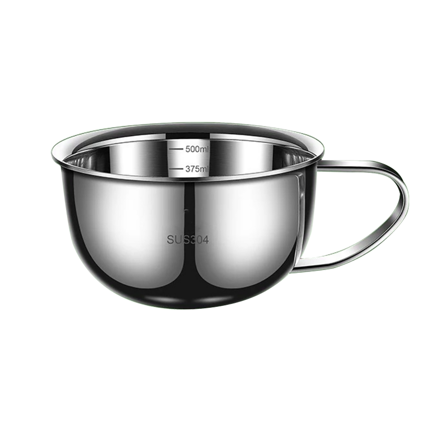 IMEEA 16.9oz Ice Cream Bowl Oatmeal Bowl SUS304 Stainless Steel Dessert Bowl Soup Bowl with Handle