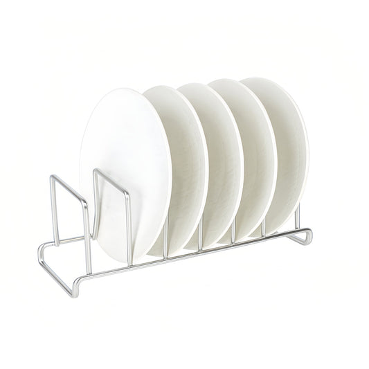 IMEEA SUS304 Stainless Steel 6-Slot Vertical Dish Organizer