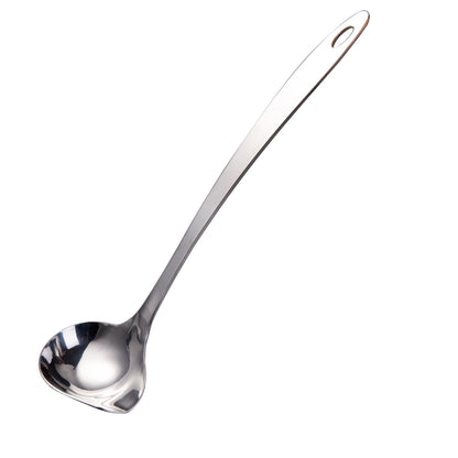 IMEEA Stainless Steel Gravy Ladle with Pour Spout, 11.6-inch Long Handle for Serving Sauces and Gravies