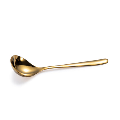 IMEEA Gold Stainless Steel Gravy Ladle with durable construction and polished finish