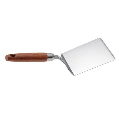 IMEEA Solid Stainless Steel Turner Spatula with Wood Handle