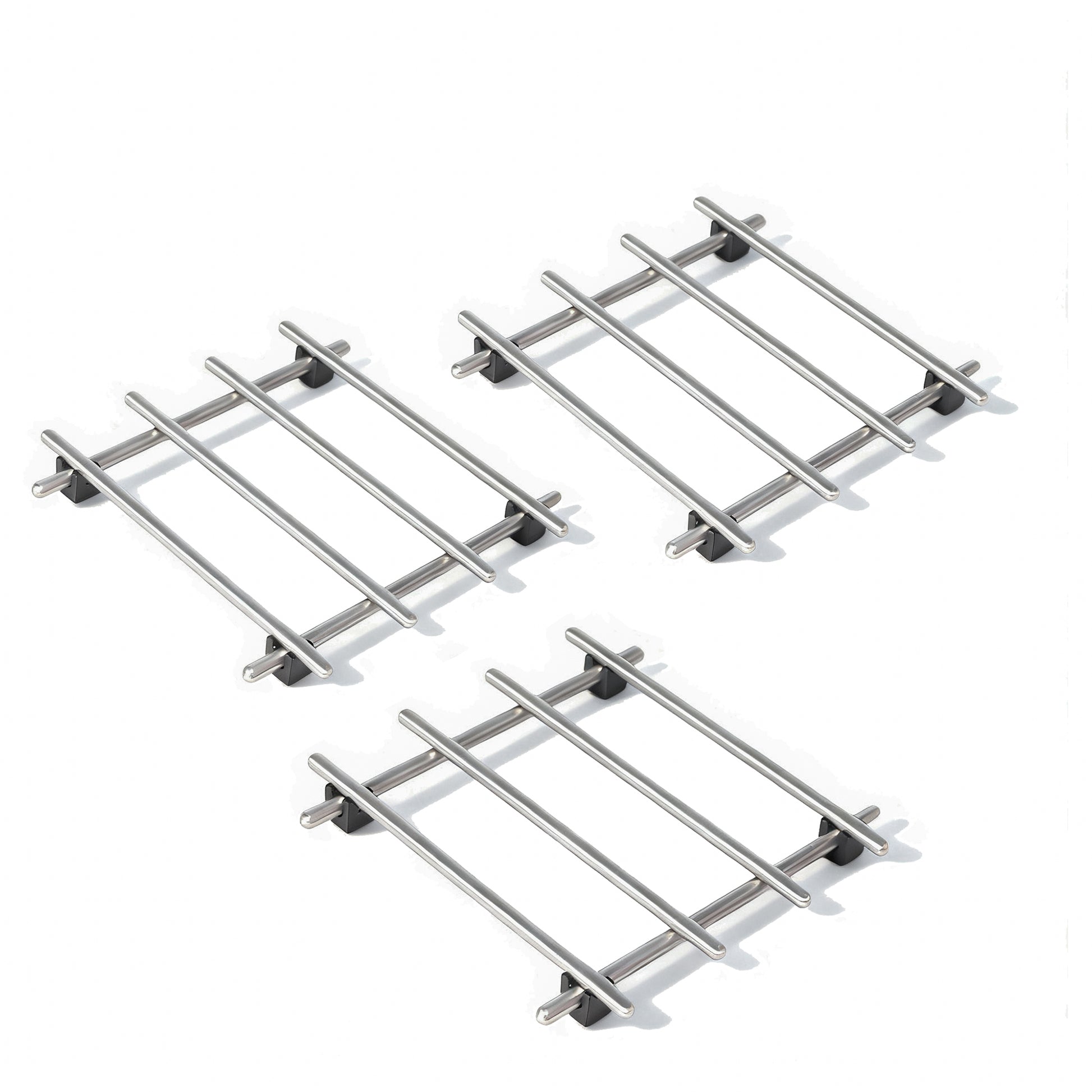 IMEEA stainless steel trivets easy to clean, dishwasher safe, suitable for kitchen, air fryer baskets, electronics, and bathroom bottles