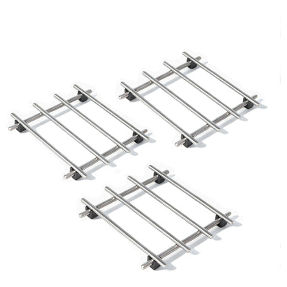 IMEEA stainless steel trivets easy to clean, dishwasher safe, suitable for kitchen, air fryer baskets, electronics, and bathroom bottles