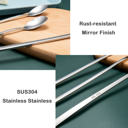 Stainless Steel Iced Tea Spoon featuring a bright smooth finish and food safe SUS304 construction