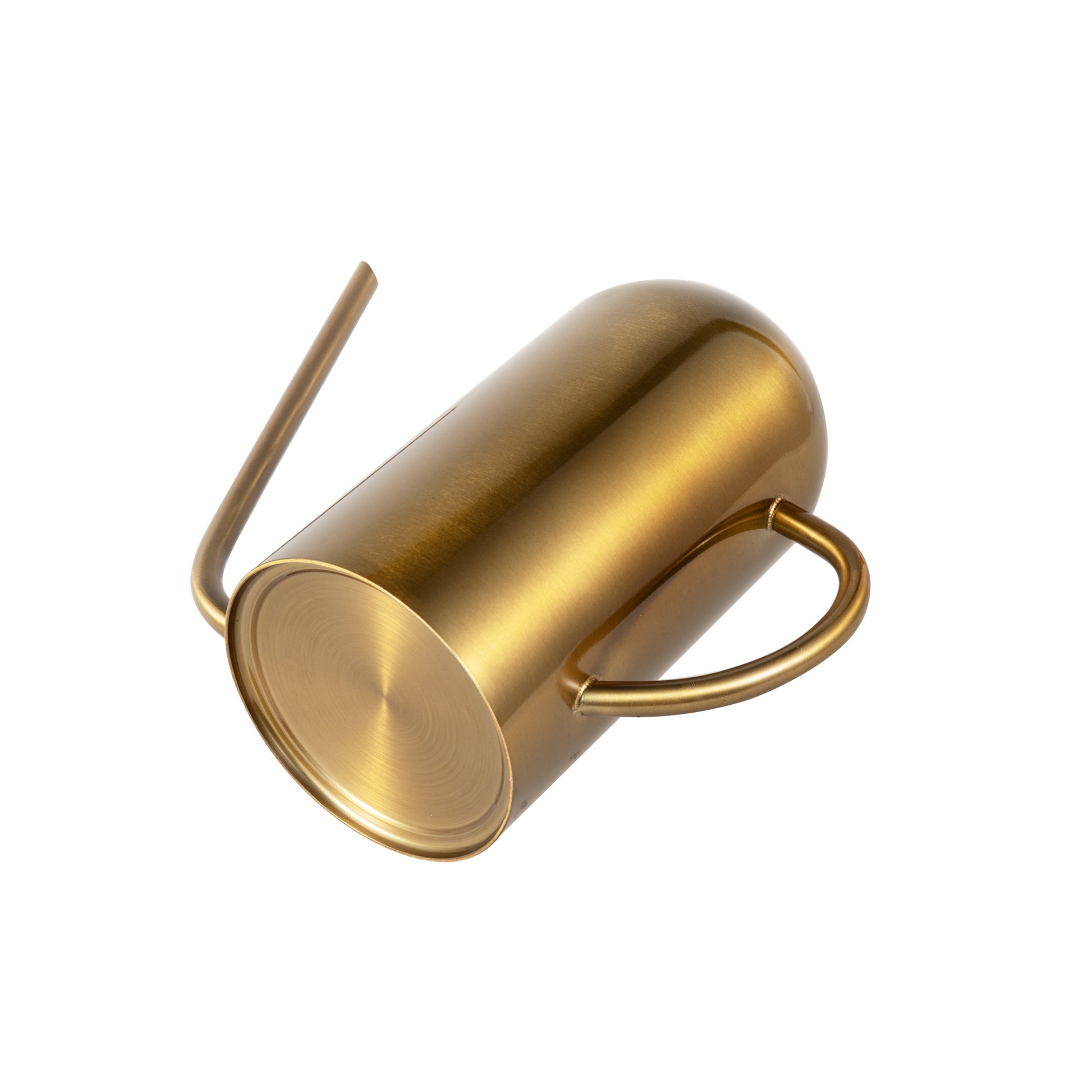 Detail View Stainless Steel Indoor Watering Can showing bottom structure