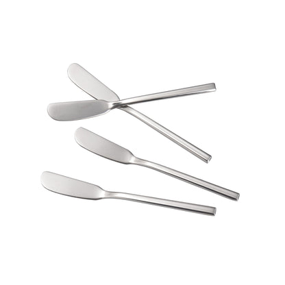 IMEEA Stainless Steel Butter Knife Set of 4 displayed together