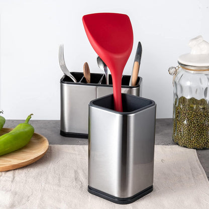 IMEEA Kitchen Tool Storage Caddy organizing spatulas, ladles and utensils on a countertop for a tidy cooking space