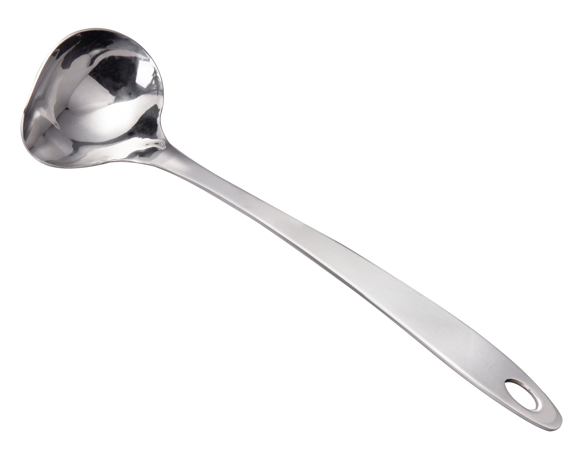 IMEEA Easy-Pour Stainless Steel Gravy Ladle with Pour Spout for Serving Sauces and Gravies