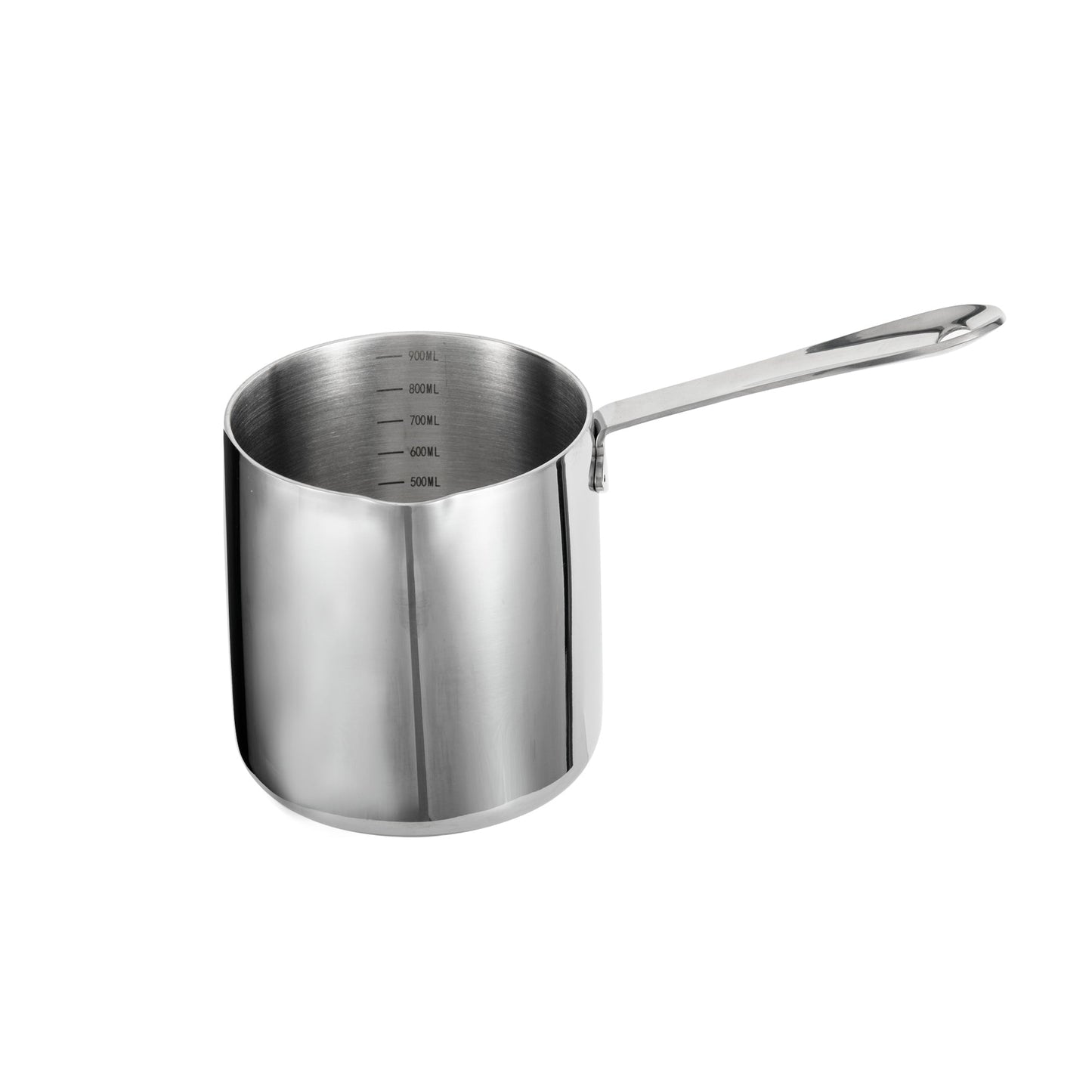 IMEEA Stainless Steel Butter Warmer with Long Ergonomic Handle for Easy Holding