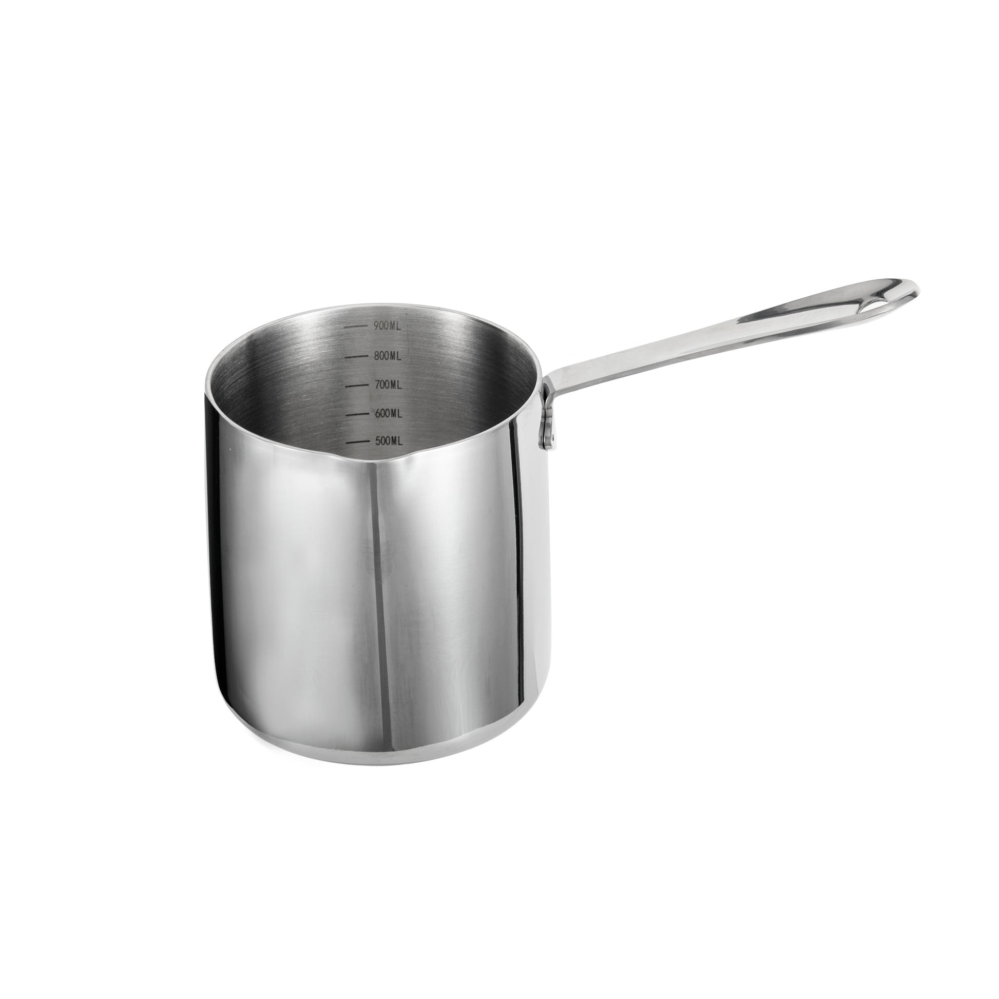 IMEEA Stainless Steel Butter Warmer with Long Ergonomic Handle for Easy Holding