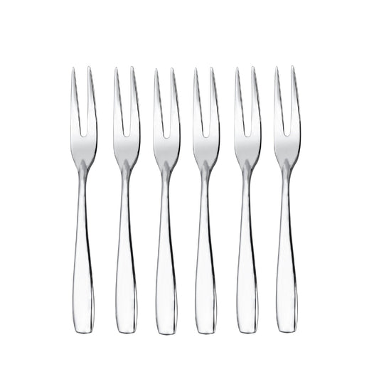 IMEEA Mini Cocktail Forks 18/10 Stainless Steel 4.5inch with polished finish for appetizers and desserts