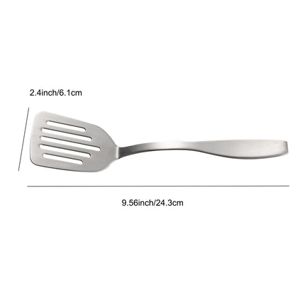 IMEEA Stainless Steel Mini Turner size detail showing 9.56 inch length and 2.4 inch head width