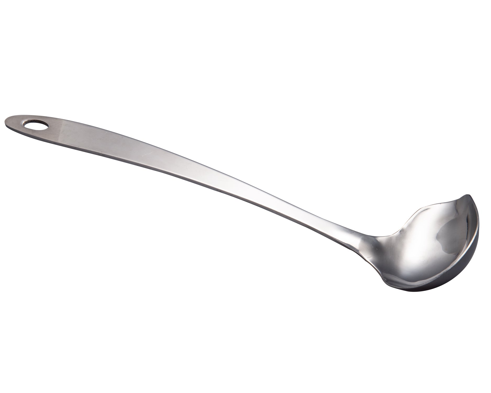 IMEEA Elegant Stainless Steel Gravy Ladle with Mirror Finish and Long Handle