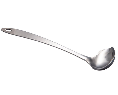 IMEEA Elegant Stainless Steel Gravy Ladle with Mirror Finish and Long Handle