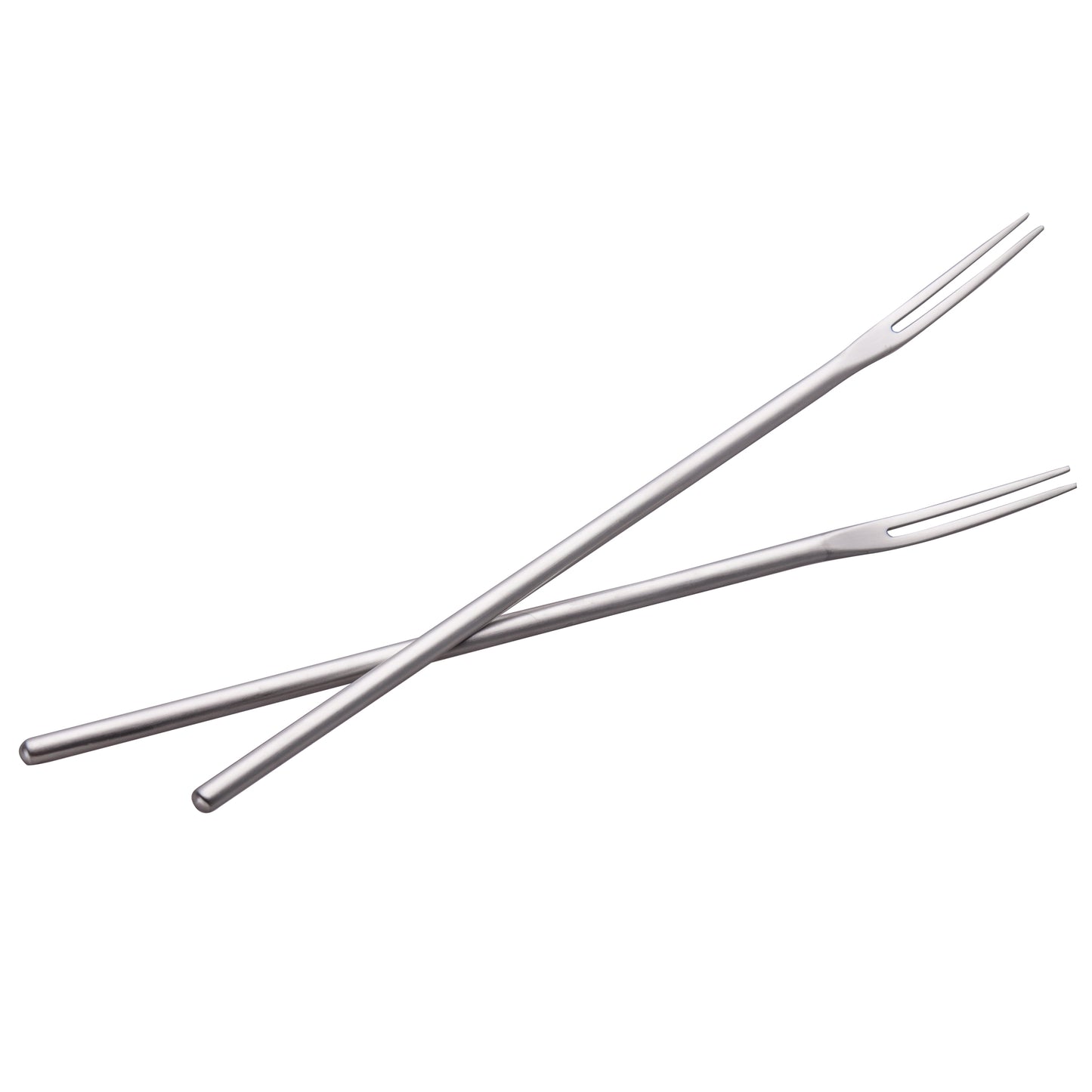 IMEEA SUS304 Stainless Steel Olive Fork with Long Handle and Sharp Tines