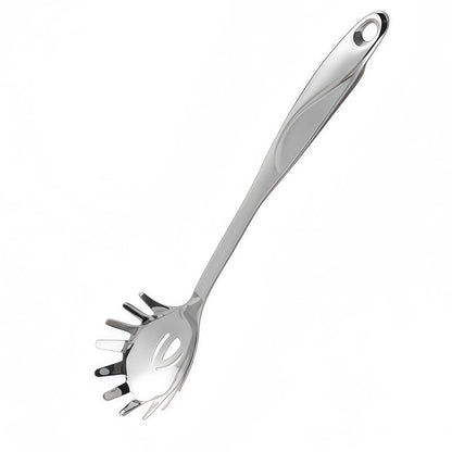 IMEEA Kitchen Utensil Set Pasta Server 14.3inch SUS304 Stainless Steel with Thickened Integrated Design