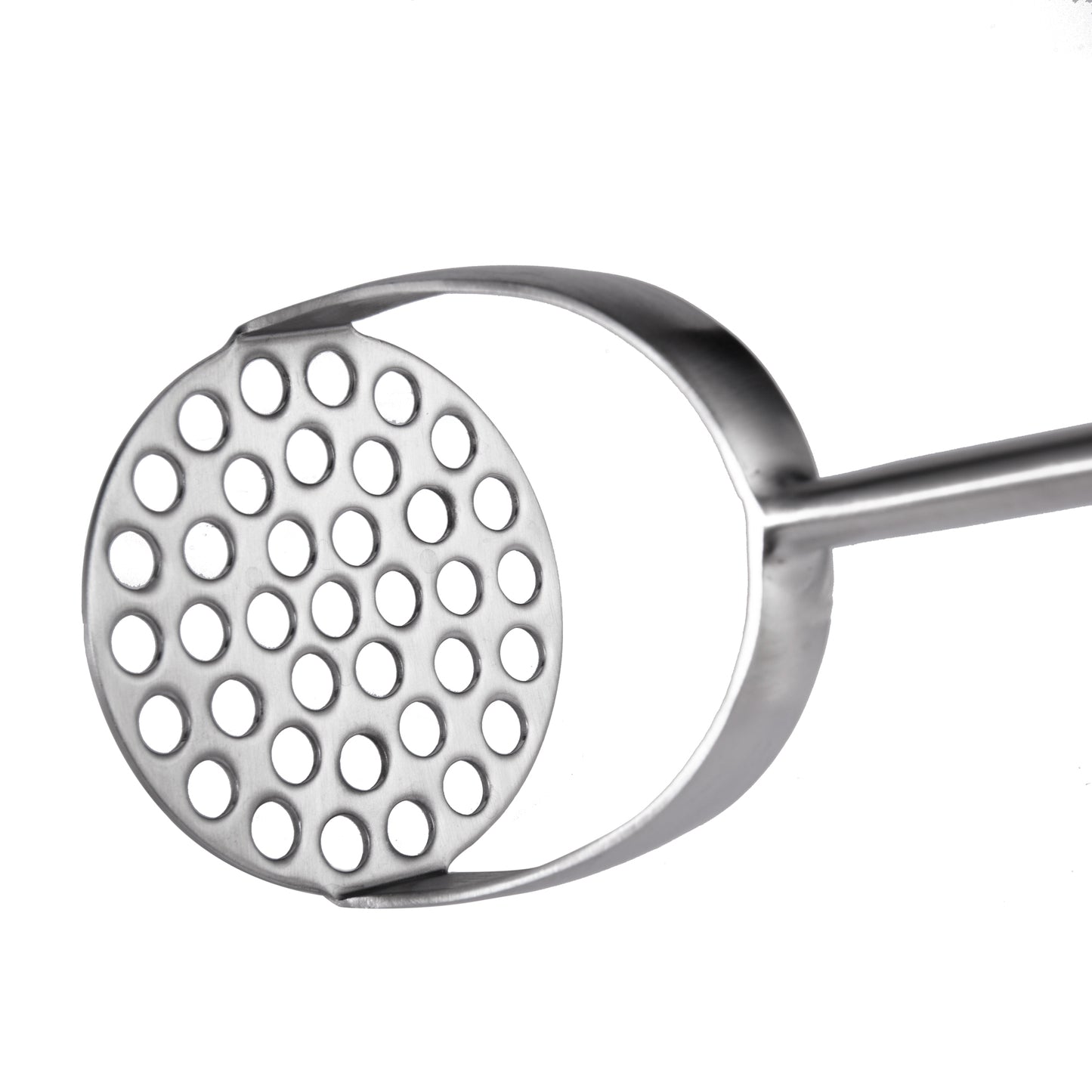SUS304 Stainless Steel Potato Masher close-up of durable masher head design