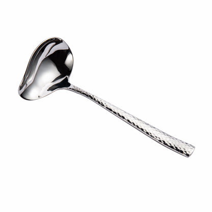 IMEEA 18/10 stainless steel gravy ladle with polished finish