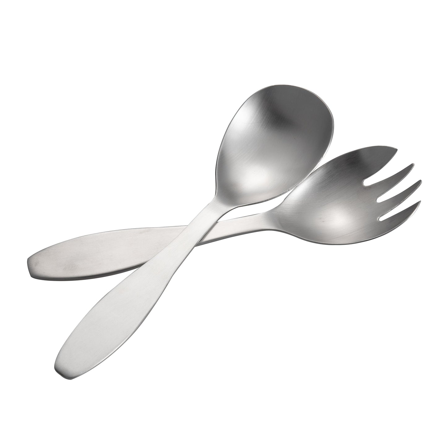 IMEEA SUS304 stainless steel salad servers set with 9.45-inch salad fork and spoon