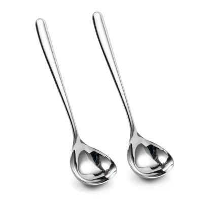 IMEEA SUS304 Stainless Steel Gravy Ladle Set of 2 with comfortable handles