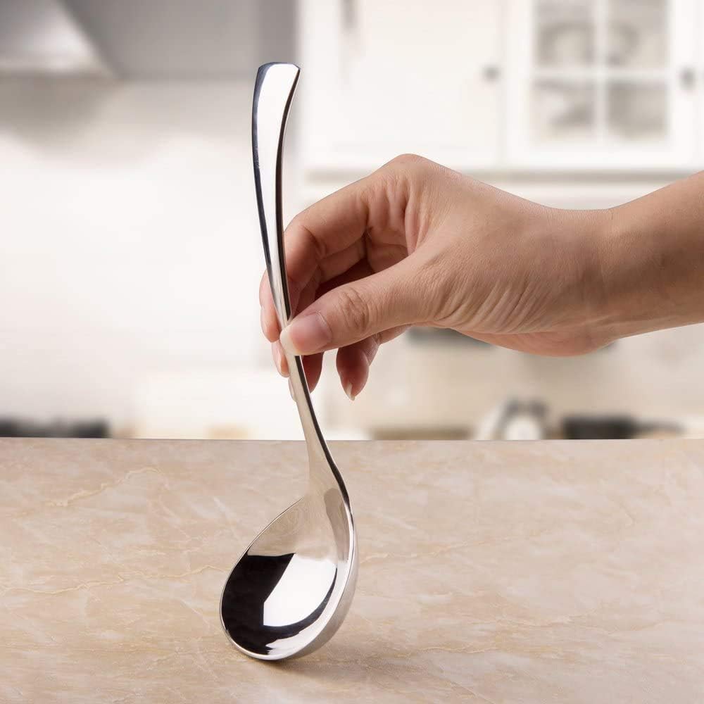 Comfortable IMEEA sauce ladle featuring an ergonomic design for a secure and effortless grip