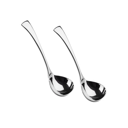 IMEEA Small Sauce Ladle 18/10 Stainless Steel Soup Ladle, Set of 2