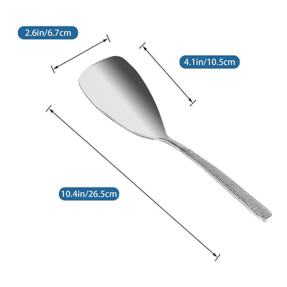 Stainless Steel Buffet Spoon Size 10.4-Inch Length × 2.6-Inch Width