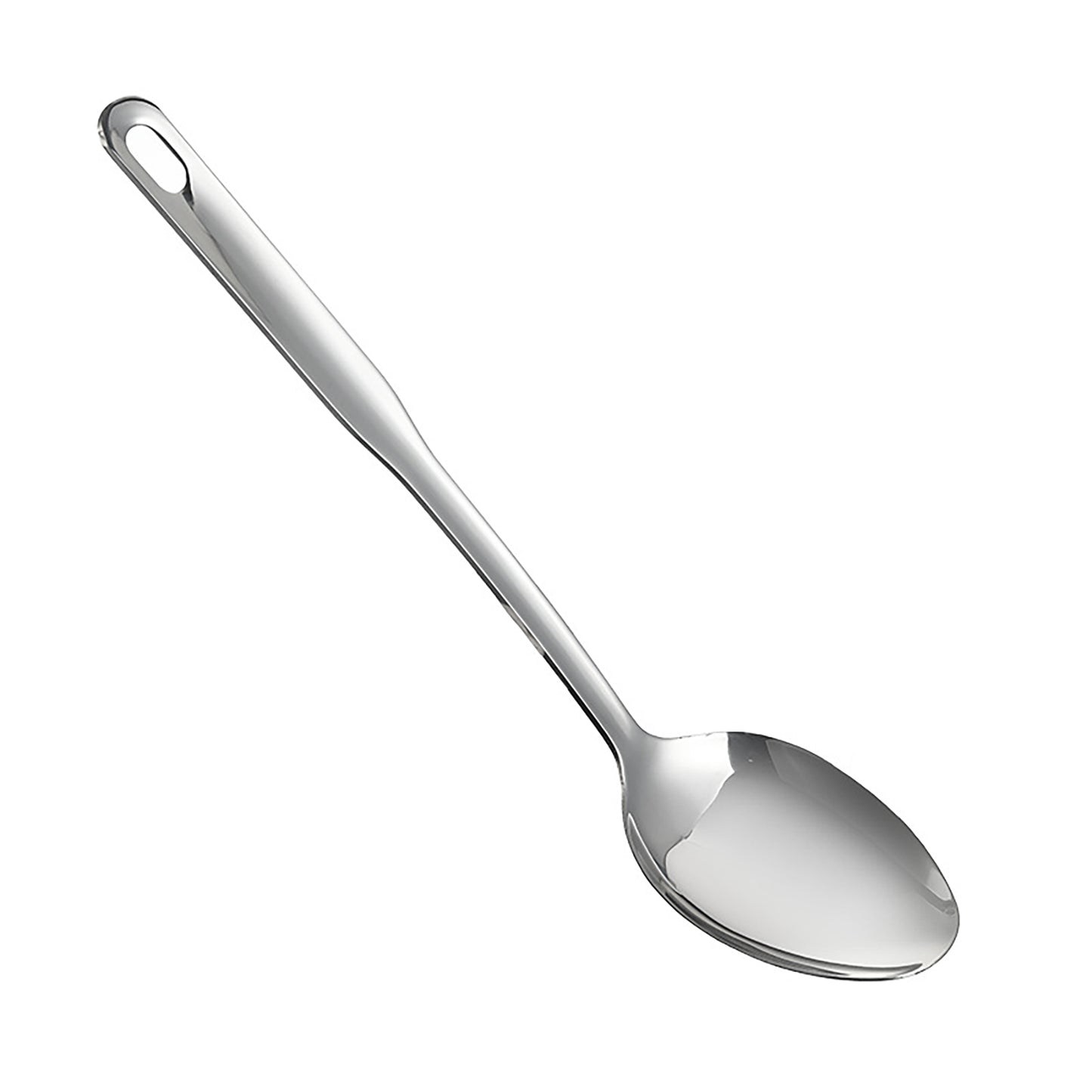 IMEEA Large Serving Spoon SUS304 Stainless Steel Cooking Spoon 12.8in/32.5cm Long Handled Serving Spoon