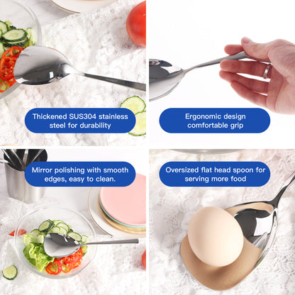 Serving Spoon featuring SUS304 stainless steel, comfortable grip and smooth easy-clean edges