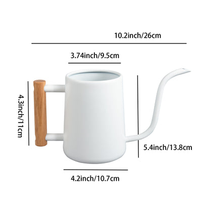 IMEA Plant Watering Pot size diagram showing the overall height of 5.4 inch with detailed measurement labels
