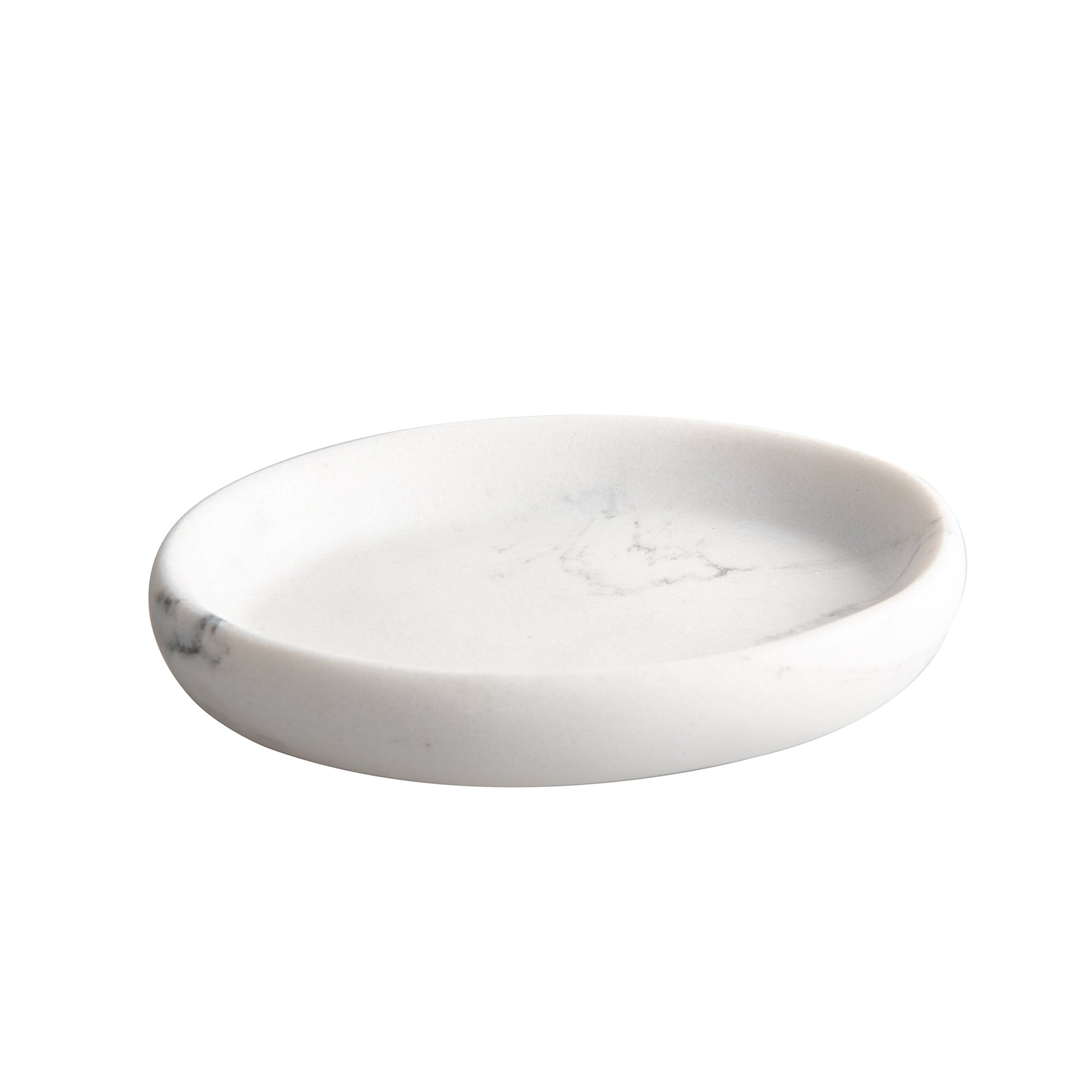 Detailed Marble Look Resin Soap Dish with unique stone-like patterns