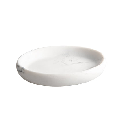Detailed Marble Look Resin Soap Dish with unique stone-like patterns