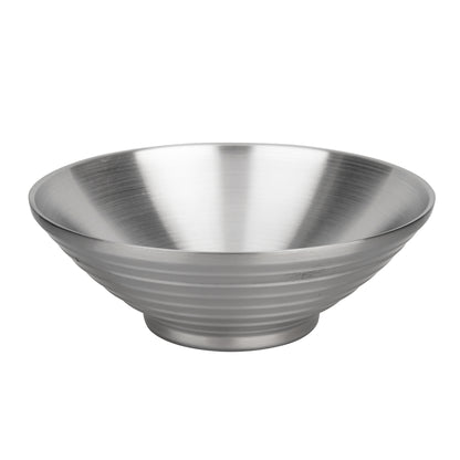 IMEEA Double-Wall SUS304 Stainless Steel Serving Bowls Set of 2