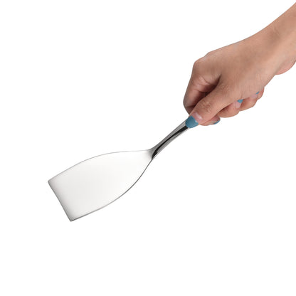 IMEEA Small Spatula 9.3in 18/10 Stainless Steel Turner with ergonomic handle design
