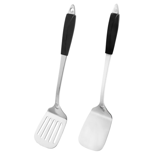 IMEEA Stainless Steel Kitchen Spatula Set, Solid Turner Spatula, 13.5-Inch